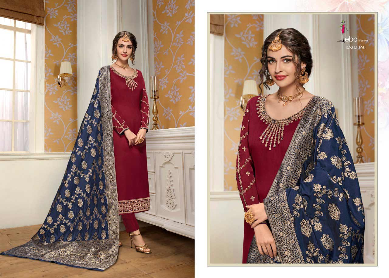 Eba Lifestyle Hurma Vol 11 Georgette Embroidered Salwar Kameez Eba Lifestyle Hurma Vol 11 Georgette Embroidered Salwar Kameez